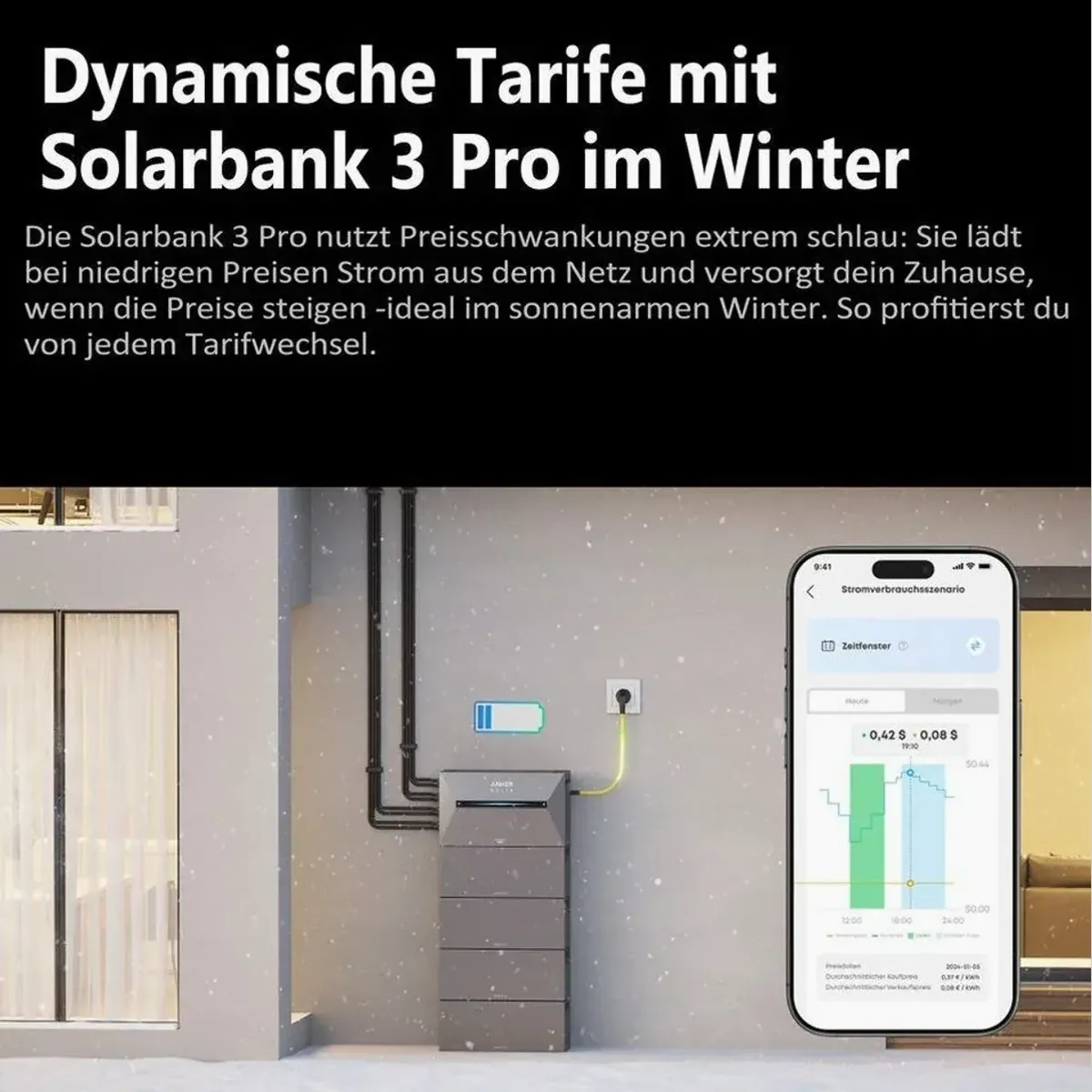 Anker Solix Solarbank 3 E2700 Pro, 2.688 kWh Speicher, 4 MPPT, bidirektionales Aufladen 3