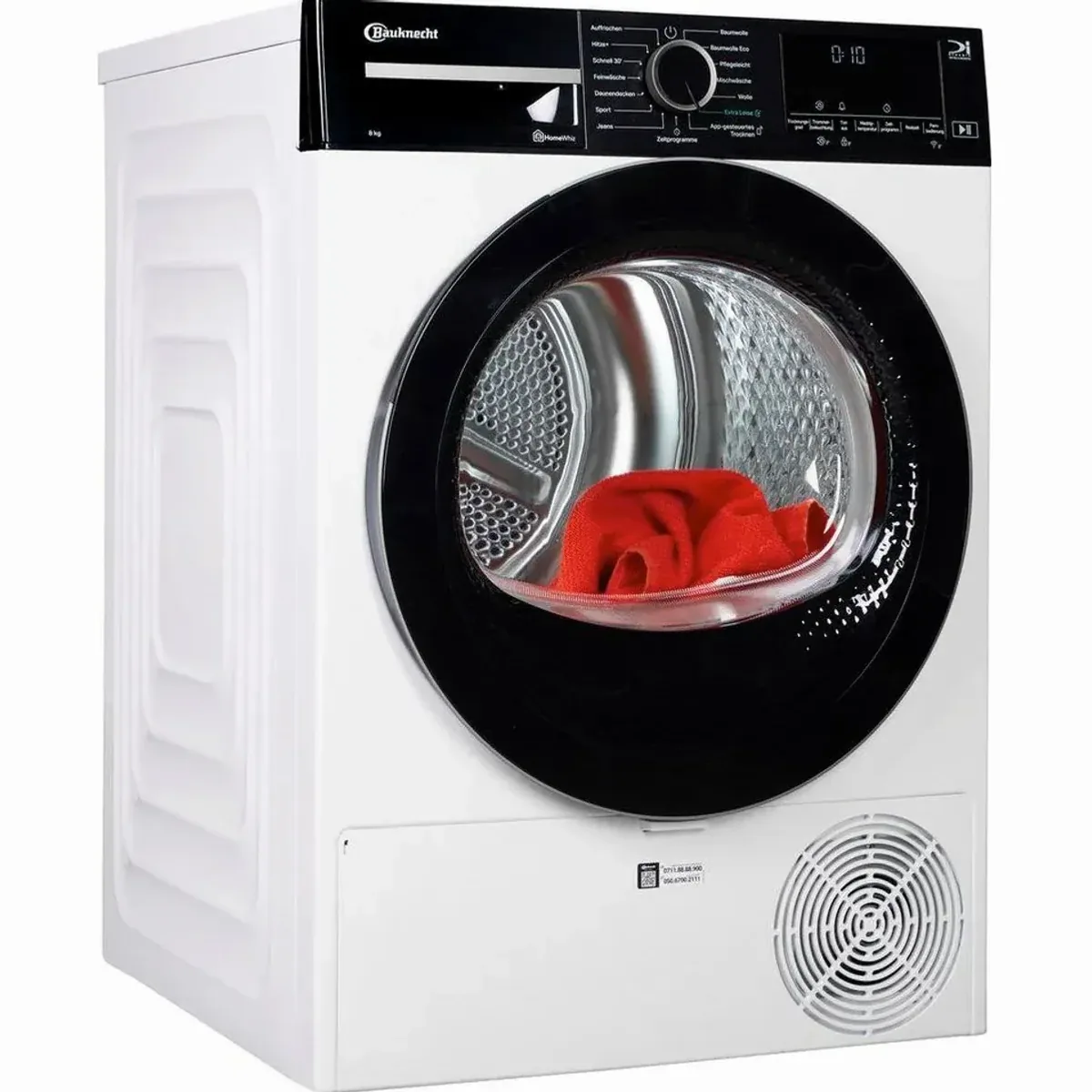 BAUKNECHT TR Super Eco 8B, Energieeffizienzklasse B, 8 kg Fassungsvermögen