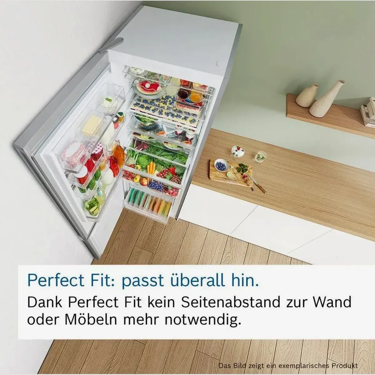 BOSCH KGN39OCAF Kühl-/Gefrierkombination, 360 l Nutzinhalt, Energieeffizienzklasse A, leiser Betrieb 4