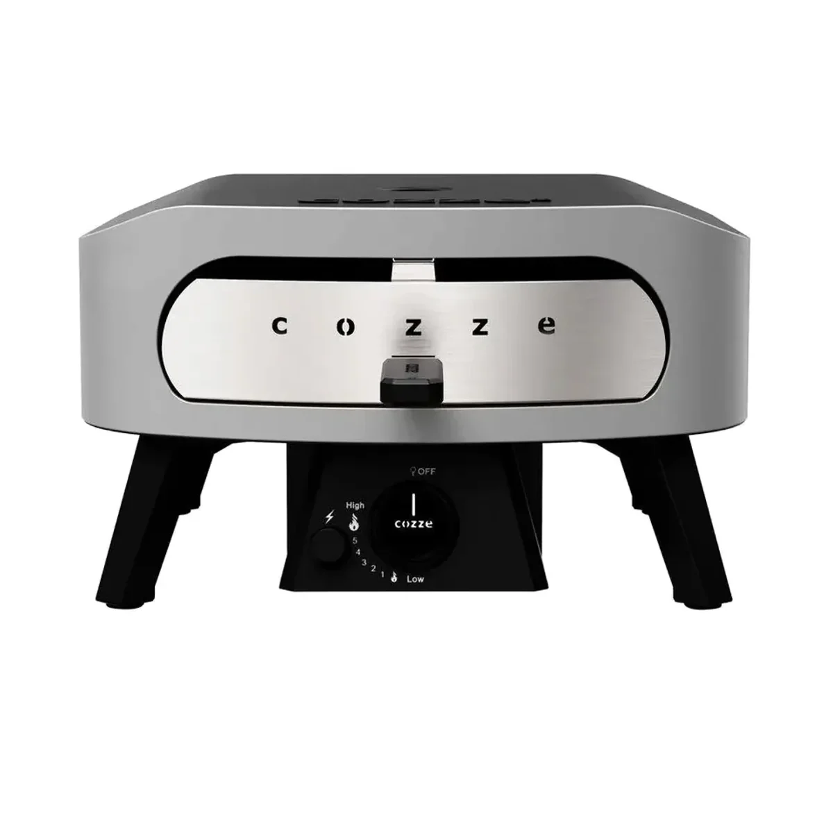 COZZE Gas-Pizzaofen Classic 13", 450°C Backtemperatur, tragbar 4