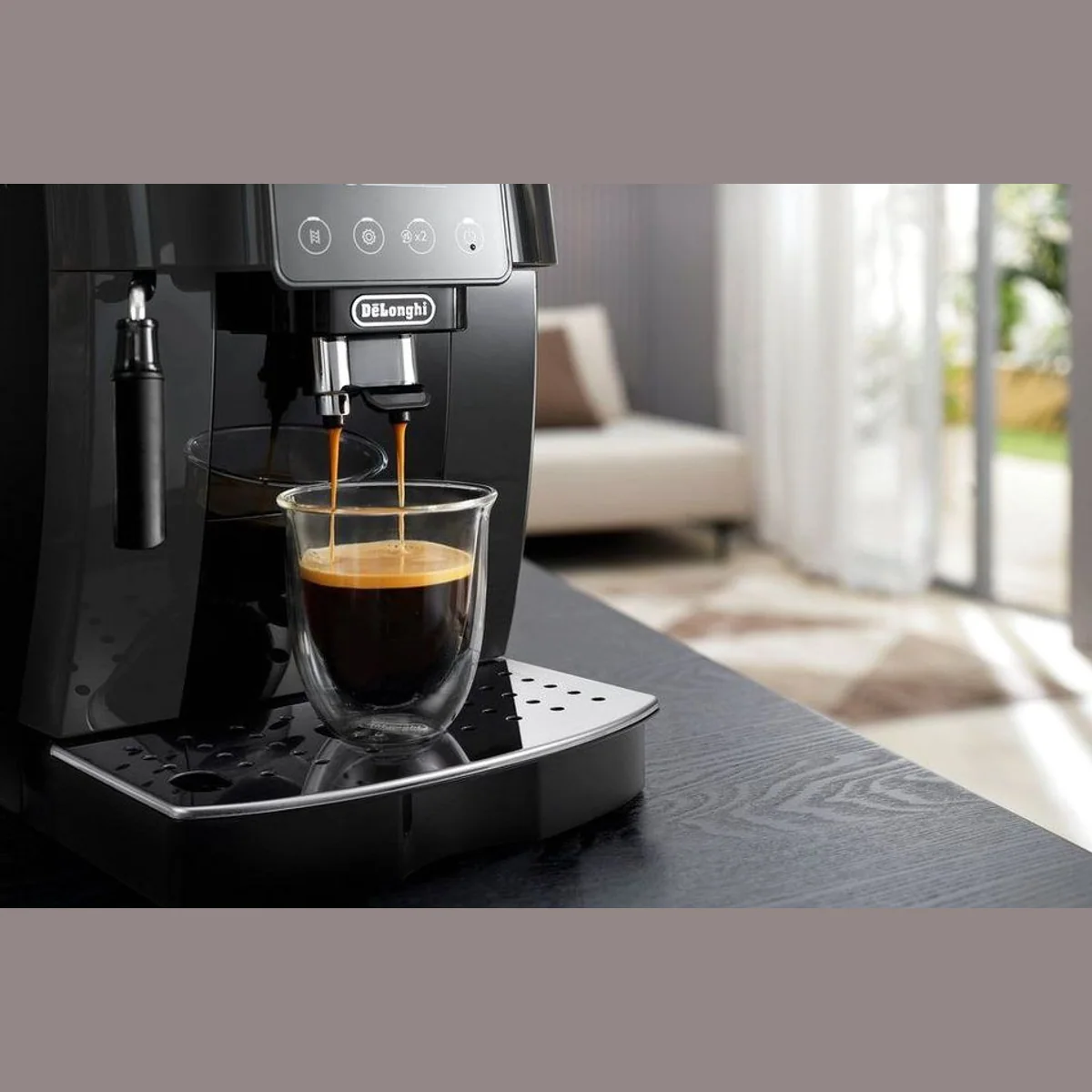 De'Longhi Magnifica Start ECAM220.22.GB, intuitives Bedienfeld, manuelle Milchaufschäumdüse, Aroma-Funktion 4