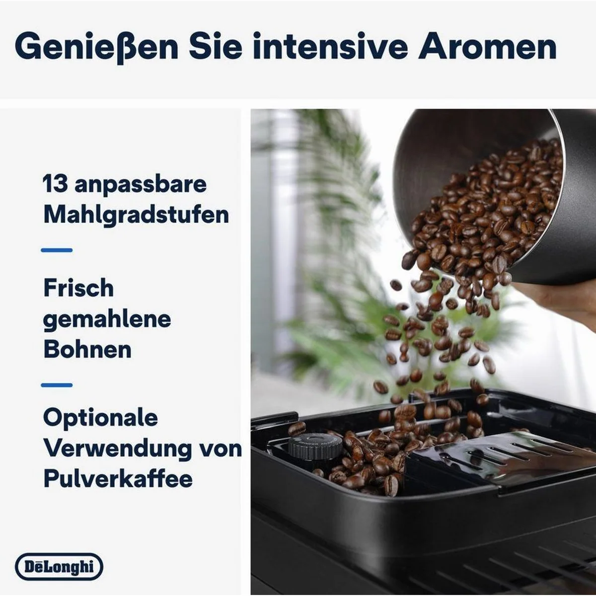 De'Longhi Kaffeevollautomat Magnifica Evo Next ECAM310.60.GB, intuitive Bedienung, 10 Getränkevariationen 3
