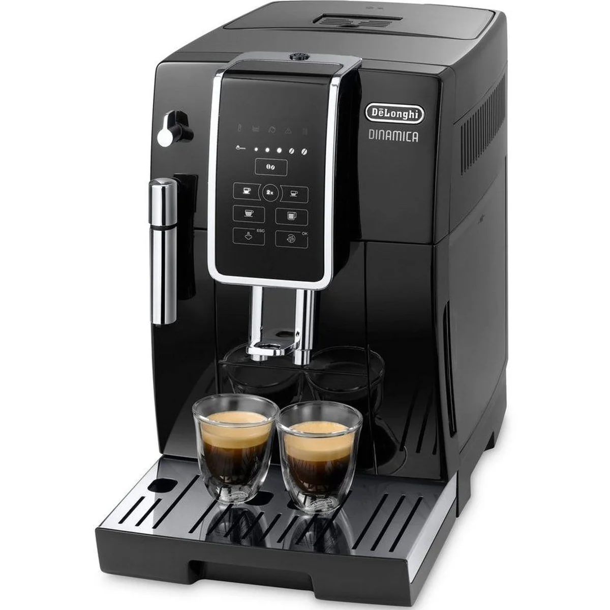 De'Longhi Dinamica ECAM358.15.B, Long Coffee Funktion, Milchaufschäumdüse, automatische Reinigung 3