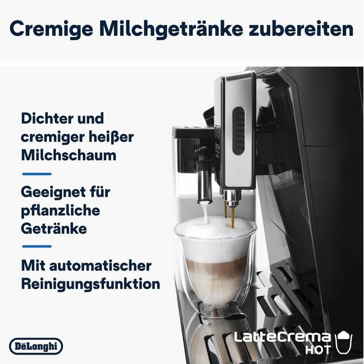De'Longhi Eletta Evo ECAM46.860.B, vielseitige Kaffeezubereitung, integriertes Mahlwerk 4