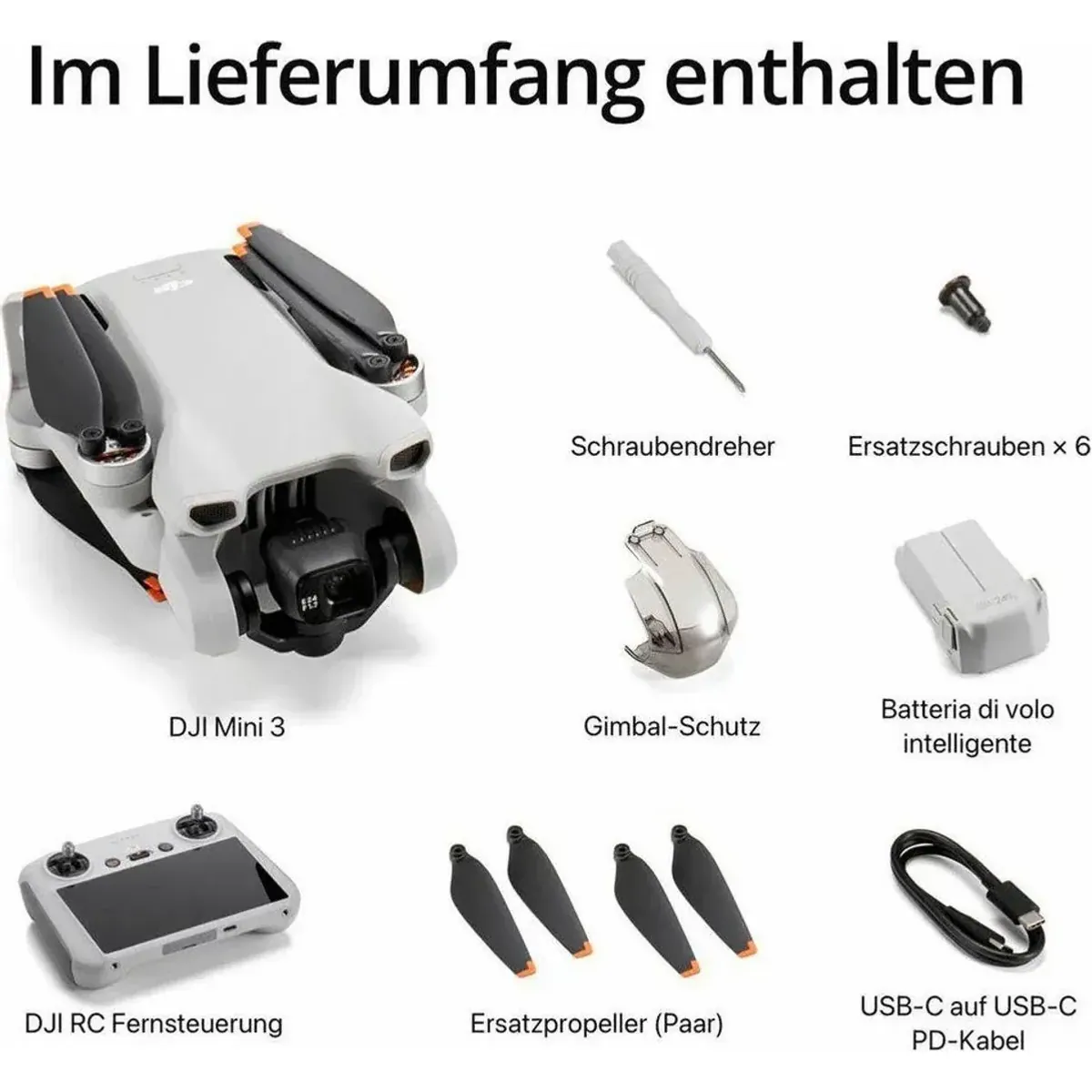 DJI Mini 3 Drohne, 4K HDR-Videoqualität, bis zu 38 Minuten Flugzeit 4