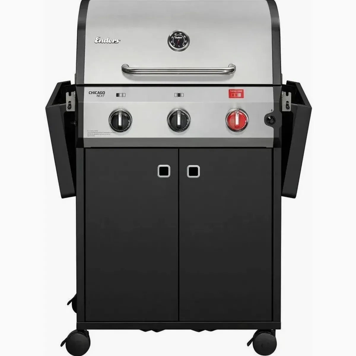 Enders Gasgrill Chicago Next 3 R Turbo, 10,6 kW, emaillierter Gussrost 5