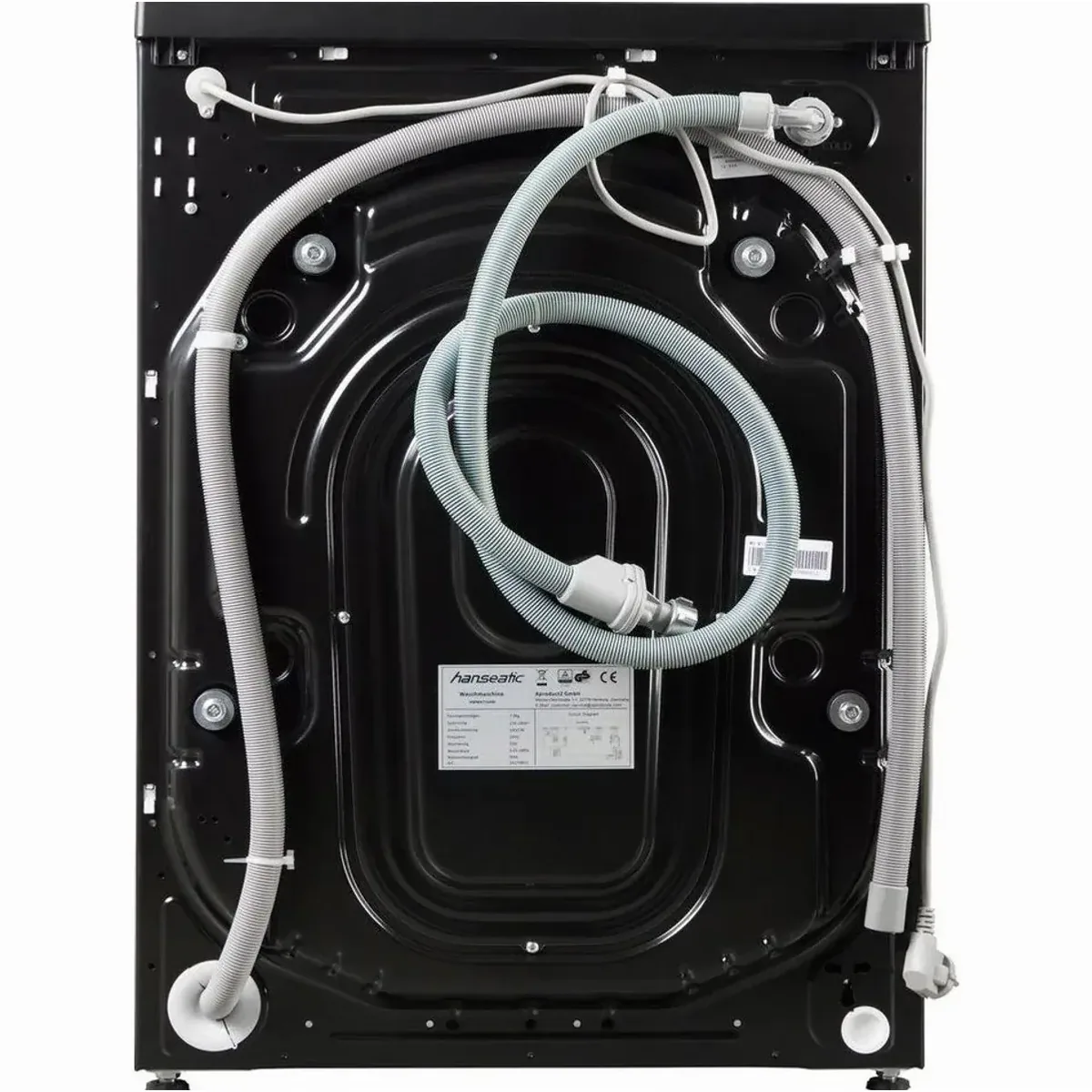 Hanseatic HWMA714ABI Waschmaschine, Energieeffizienz A, 7 kg Fassungsvermögen, Schaumsensor 5