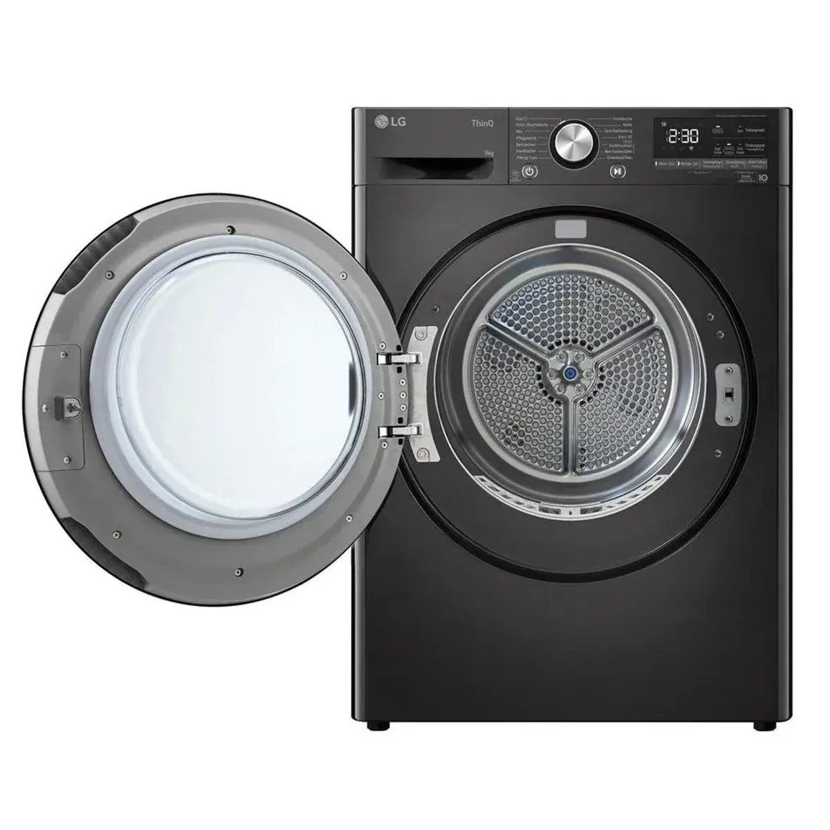 LG RT90V9B Wärmepumpentrockner, 9 kg, Energieeffizienzklasse C, Startzeitvorwahl 5
