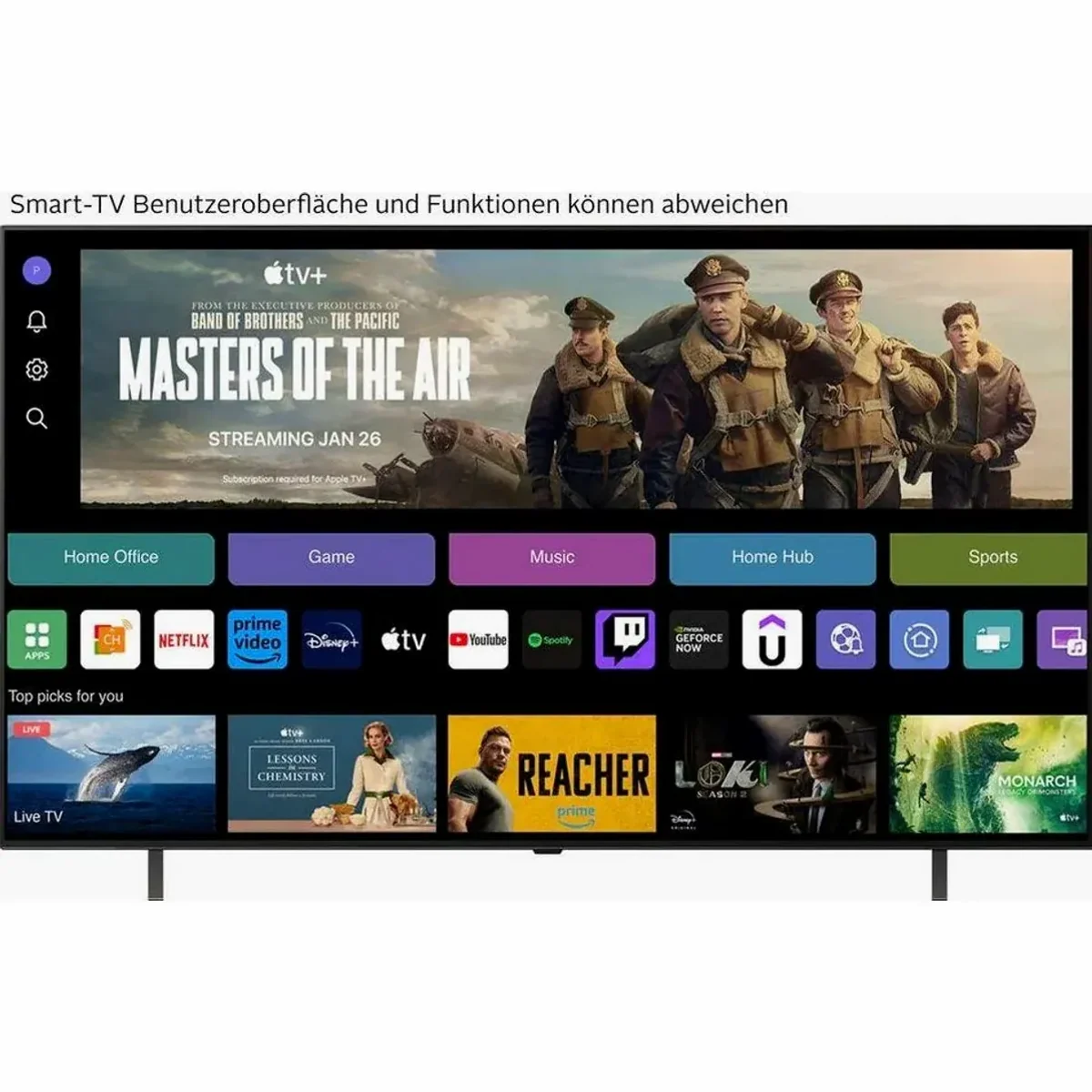 LG OLED65B59LA Fernseher, 65 Zoll, 4K Ultra HD, Dolby Vision 2