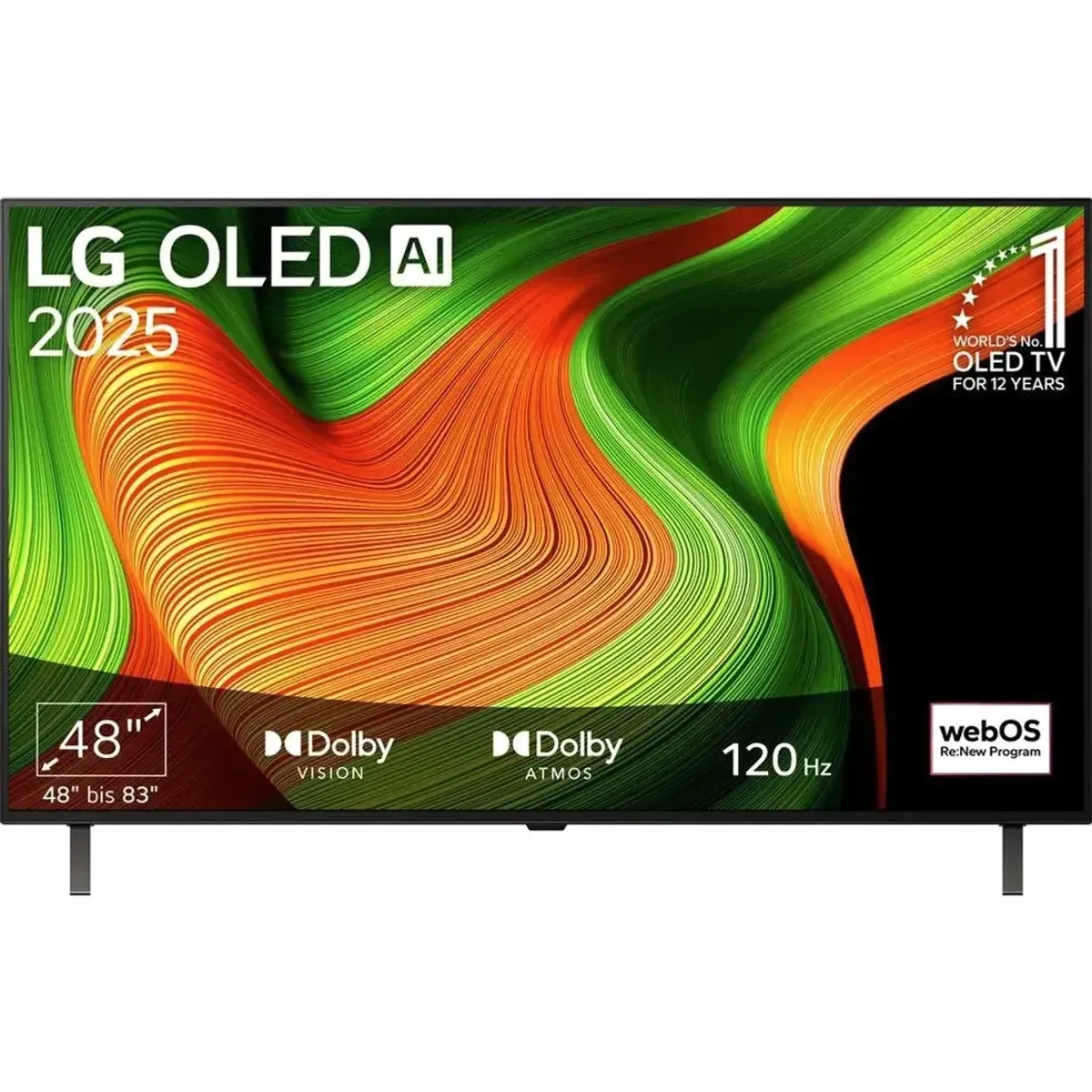 LG OLED48B59LA Fernseher, 48 Zoll, 4K Ultra HD, Dolby Vision & Atmos