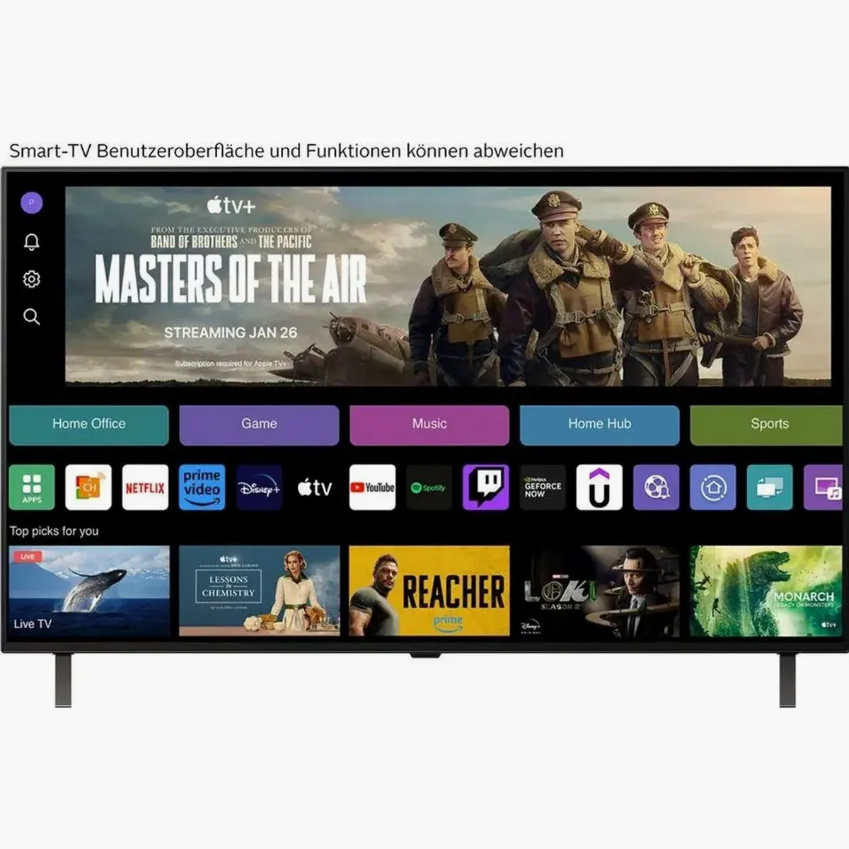 LG OLED48B59LA Fernseher, 48 Zoll, 4K Ultra HD, Dolby Vision & Atmos 2