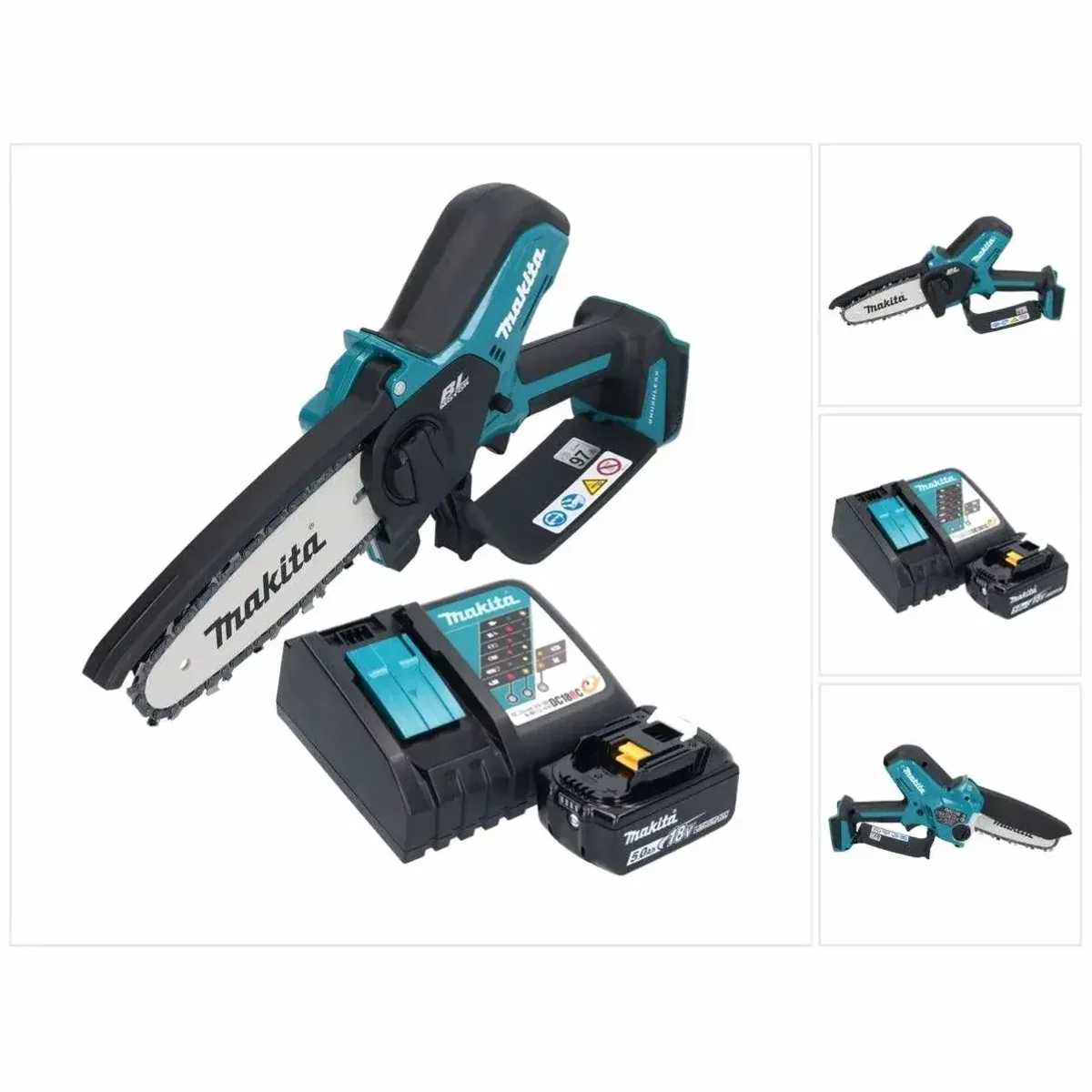 Makita DUC 150 Akku Kettensäge, 18 V, bürstenloser Motor, 15 cm Schnittlänge