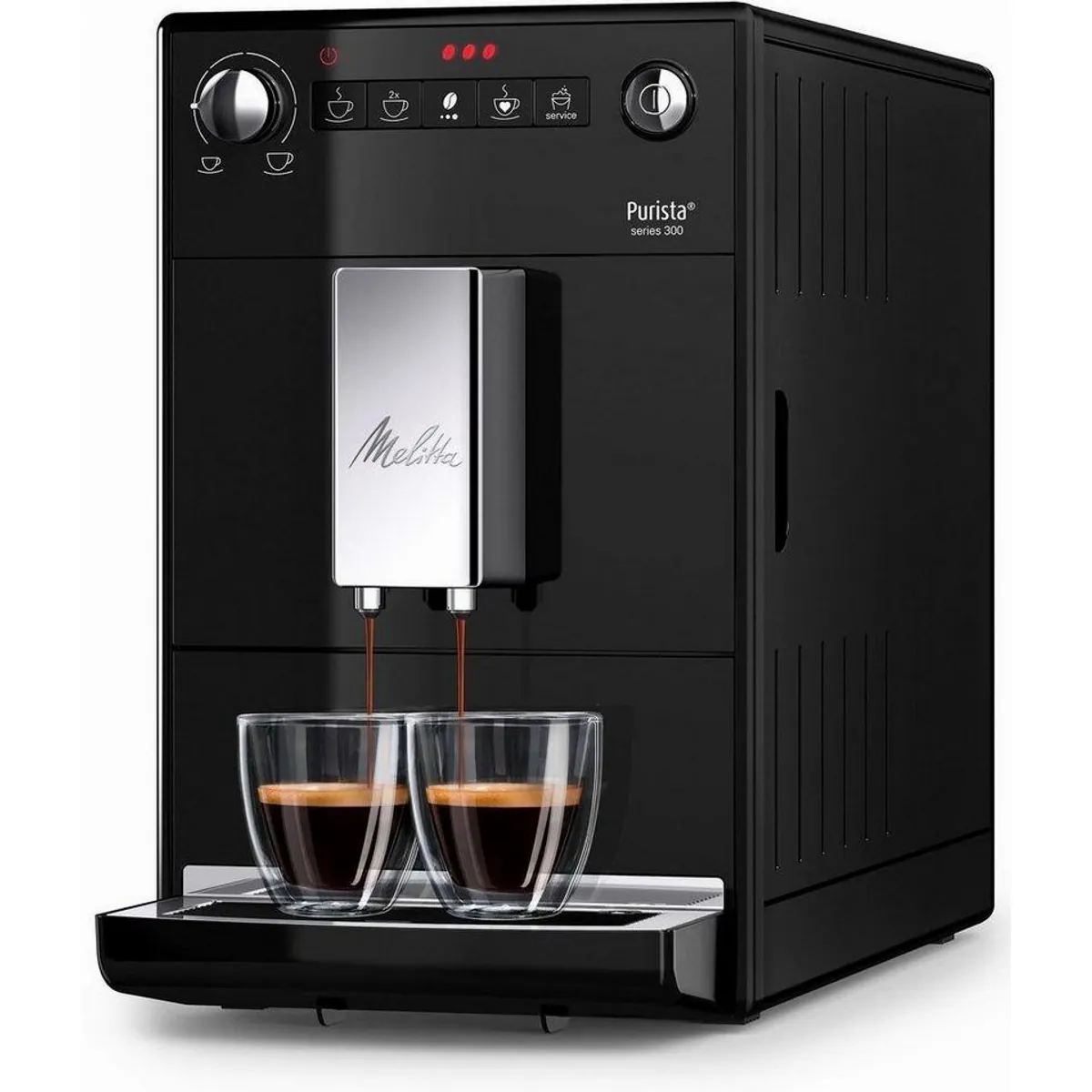 Melitta Kaffeevollautomat Purista F230-102, kompakt, Lieblingskaffee-Funktion, extra leise 2