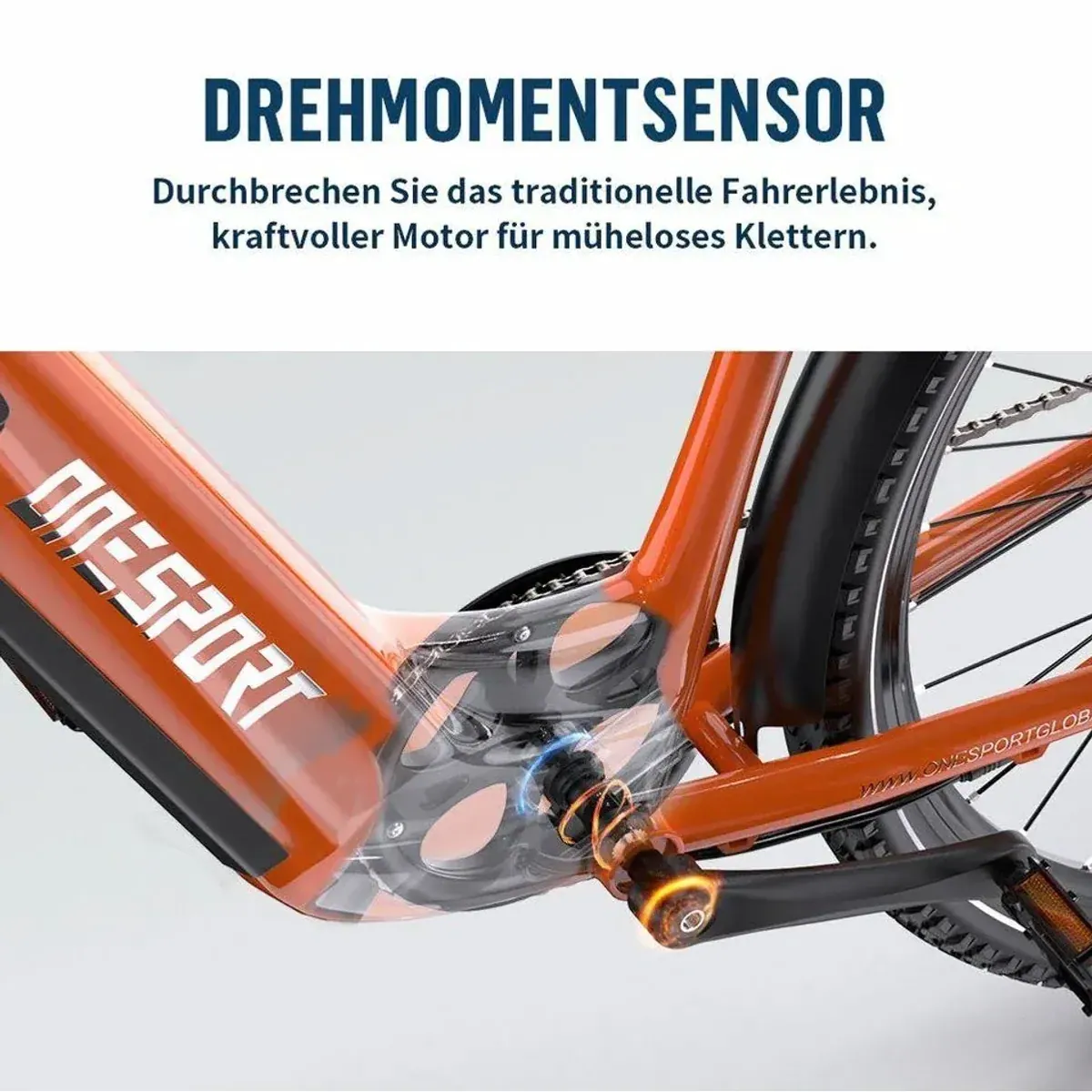 Onesport OT05pro E-Bike Cityrad, 36V Akku, 140 km Reichweite, 7-Gang Shimano 3