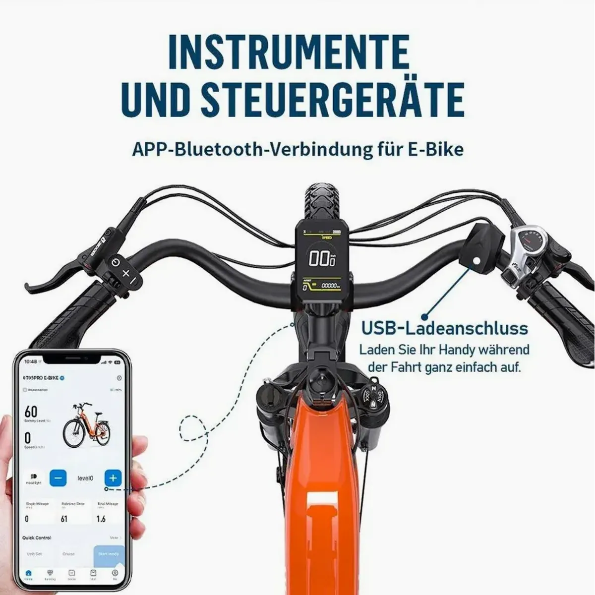 Onesport OT05pro E-Bike Cityrad, 36V Akku, 140 km Reichweite, 7-Gang Shimano 4