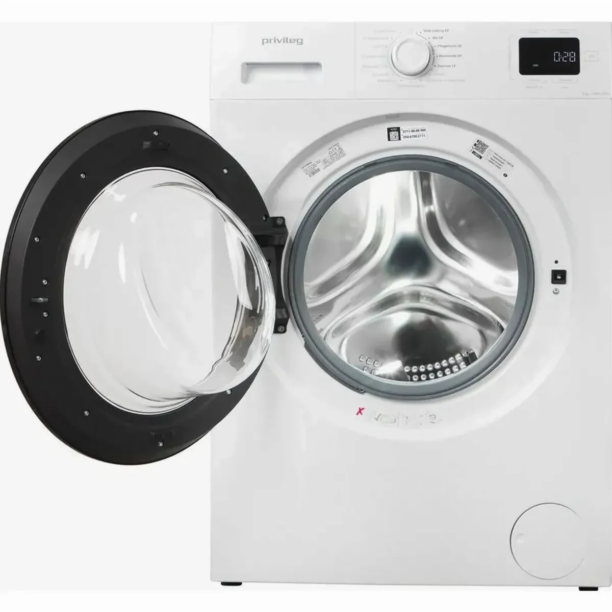 Privileg PWF 874A MY TIME DE Waschmaschine, 8 kg Kapazität, leiser Invertermotor 2