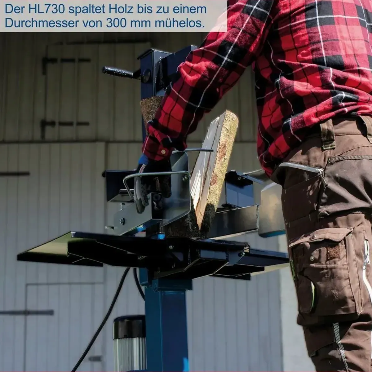 Scheppach HL730 Holzspalter, 2100 W, 7 Tonnen Spaltkraft 3