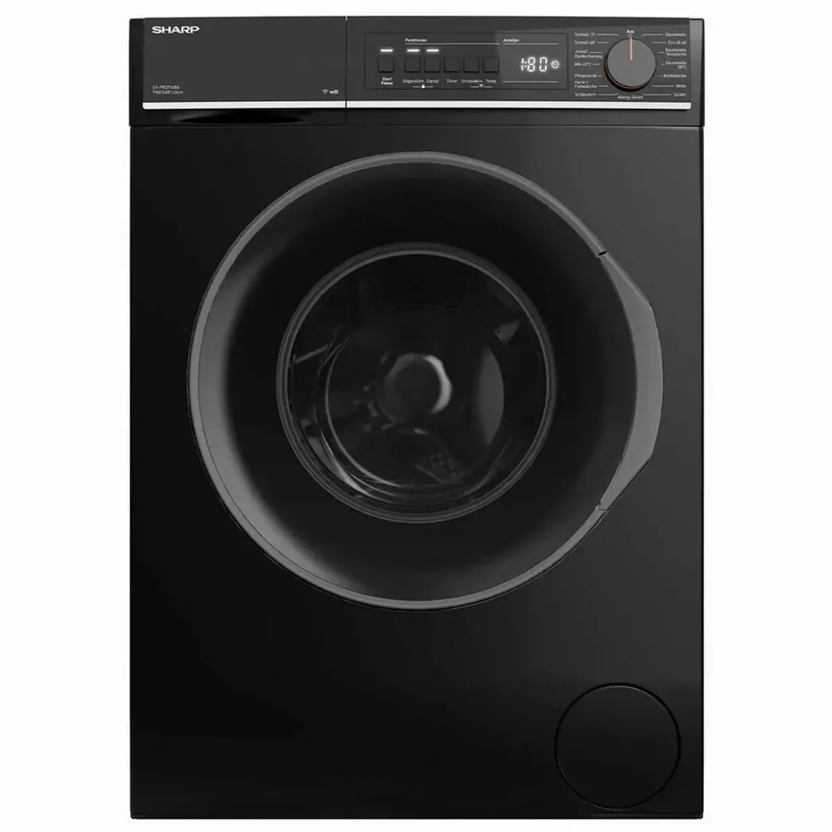 Sharp ES-PRO714BA-DE Waschmaschine, 15 Programme, 1400 U/Min, AllergySmart 2