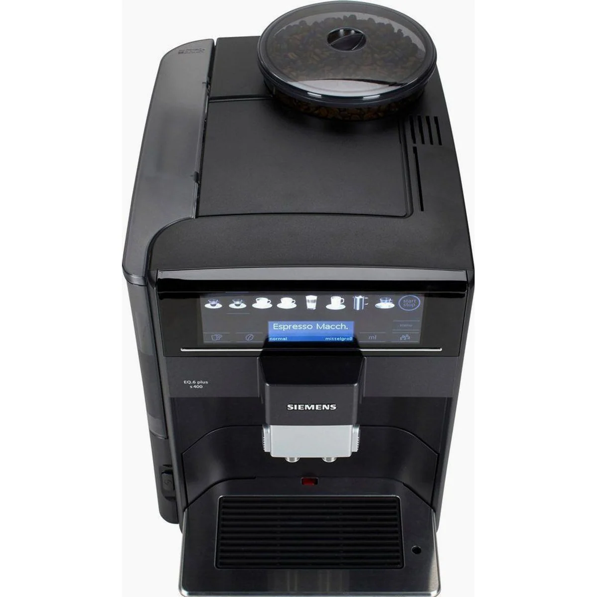 SIEMENS EQ6 plus s400, Doppeltassenfunktion, Keramikmahlwerk, automatische Dampfreinigung 5