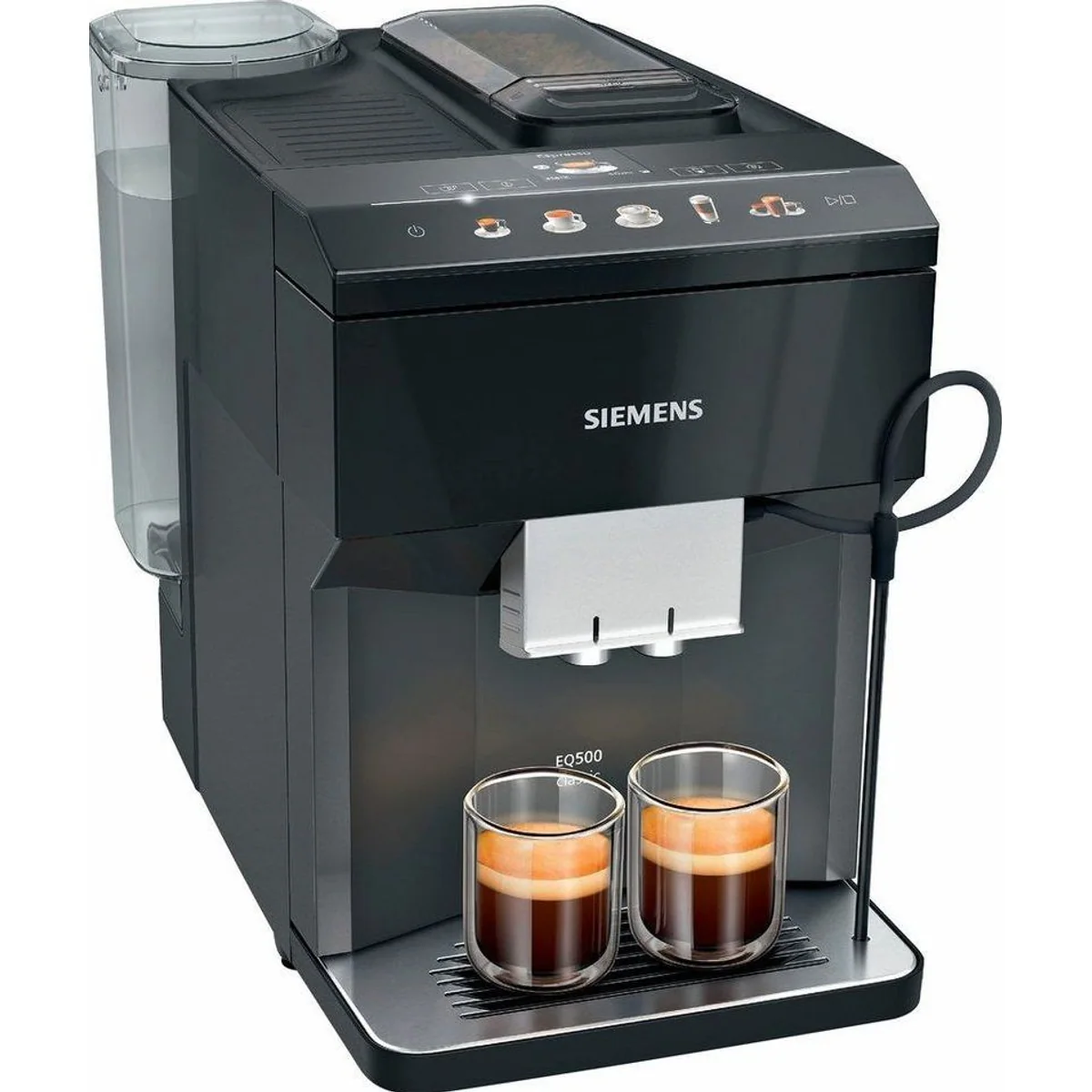 SIEMENS EQ500 Kaffeevollautomat, intuitive Bedienung, vielfältige Kaffeespezialitäten, automatische Dampfreinigung