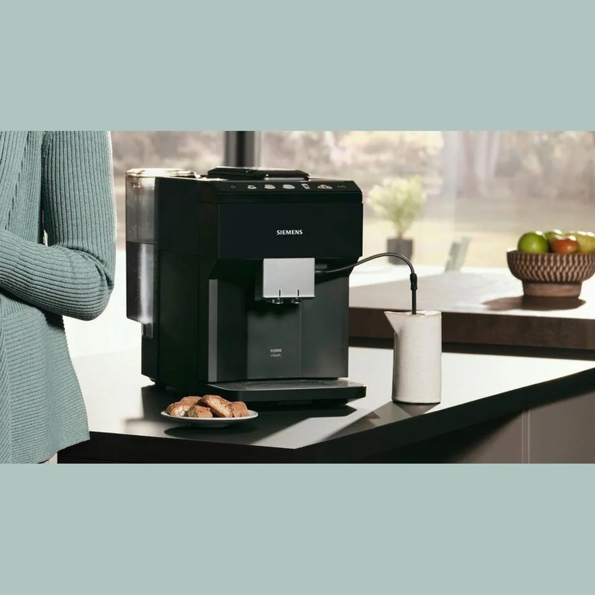 SIEMENS EQ500 Kaffeevollautomat, intuitive Bedienung, vielfältige Kaffeespezialitäten, automatische Dampfreinigung 5