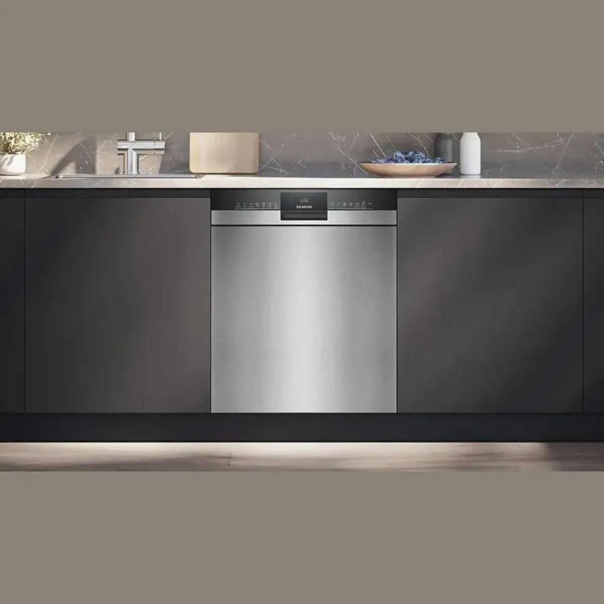 SIEMENS SN43ES04TE Unterbaugeschirrspüler, 13 Maßgedecke, Energieeffizienzklasse B 2