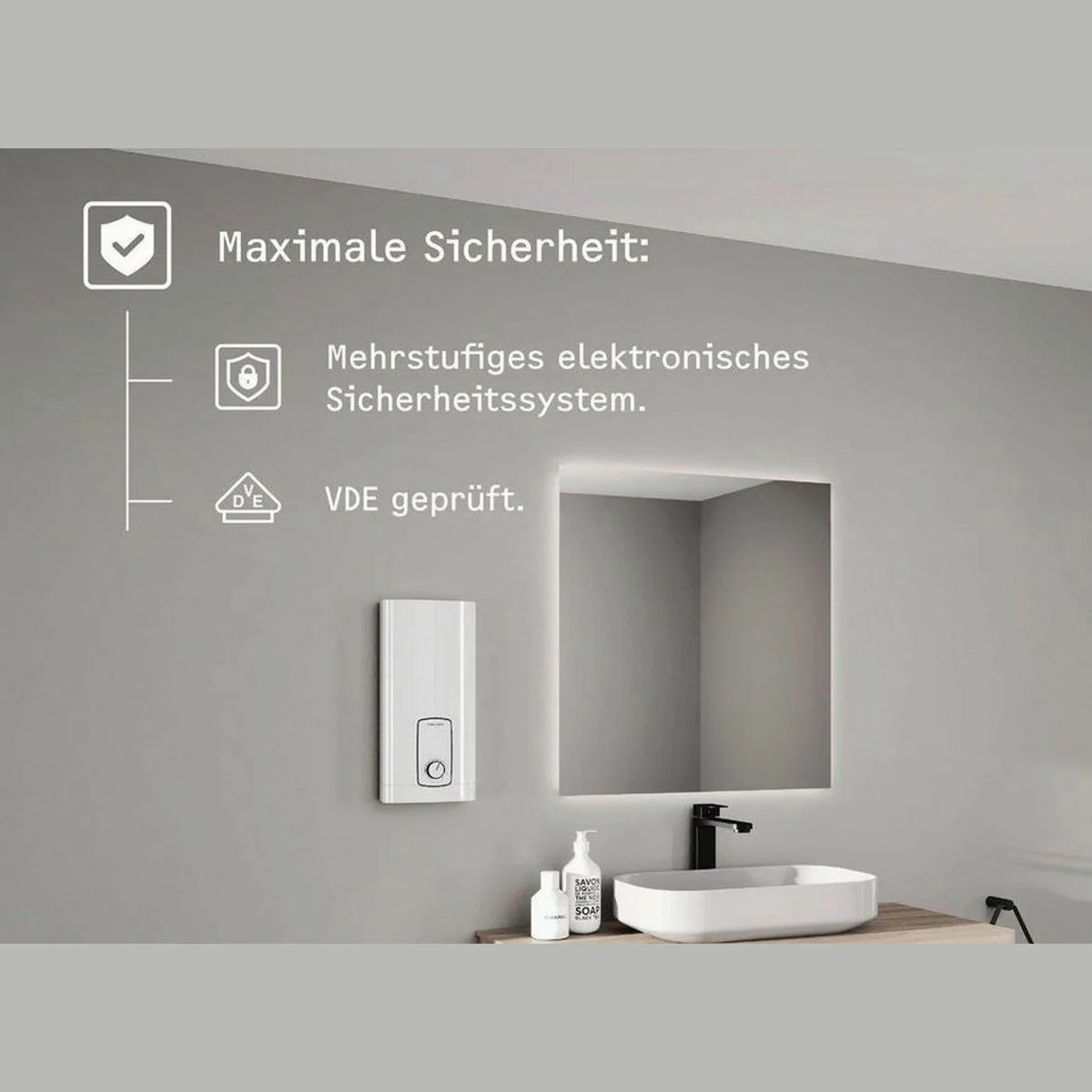 STIEBEL ELTRON Durchlauferhitzer DHB 18/21/24 ST Trend, gradgenaue Temperaturwahl, 30 % Energieeinsparung 3