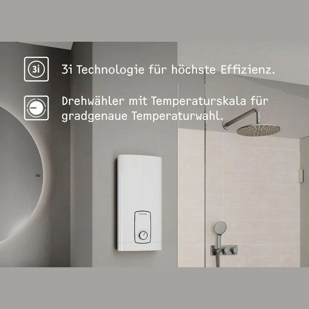STIEBEL ELTRON Durchlauferhitzer DHB 18/21/24 ST Trend, gradgenaue Temperaturwahl, 30 % Energieeinsparung 4
