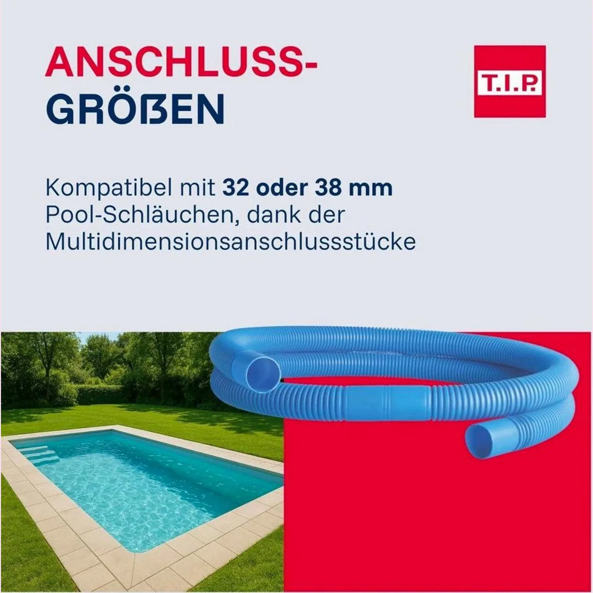T.I.P. Pool-Wärmepumpe STEAM 25, für Pools bis 20 m³, integrierter Gefrierschutz, titanbeschichteter Wärmetauscher 2