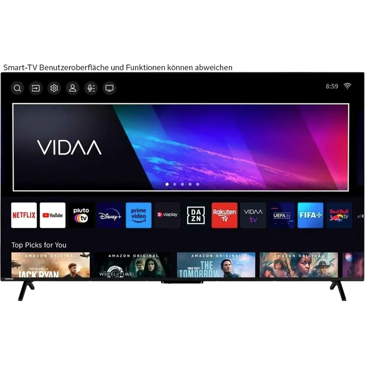 Toshiba 65UV2463DA LED-Fernseher, 4K Ultra HD, Smart TV mit Triple-Tuner 2