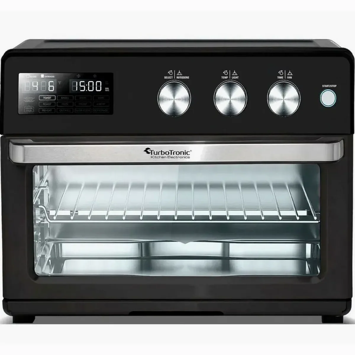 TurboTronic by Z-Line Minibackofen XL 32 L, vielseitig, 4 Garprogramme, 360°-Luftzirkulation 4