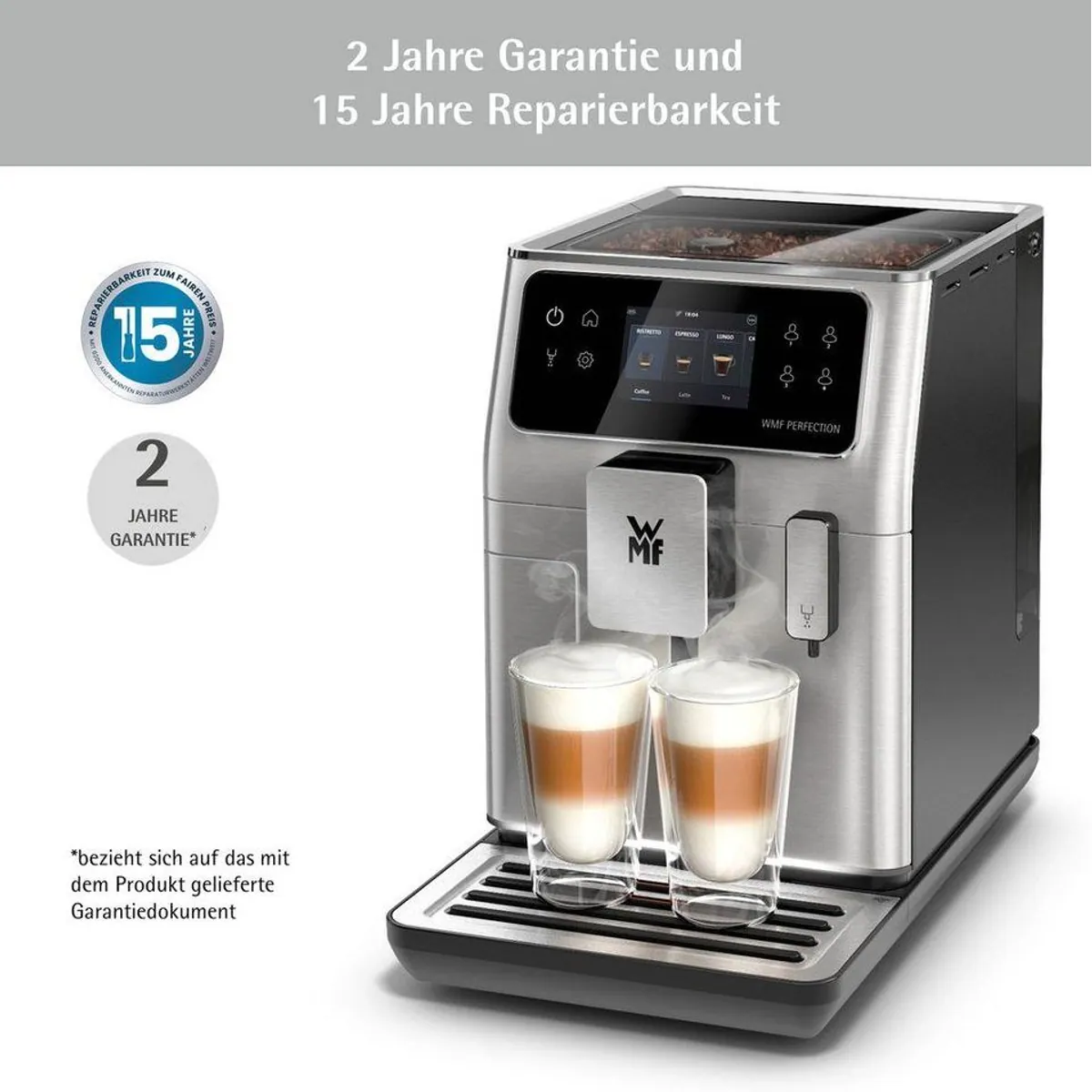 WMF Kaffeevollautomat Perfection 640, 15 Kaffeevarianten, intuitives Touchscreen, kompakte Bauweise 2