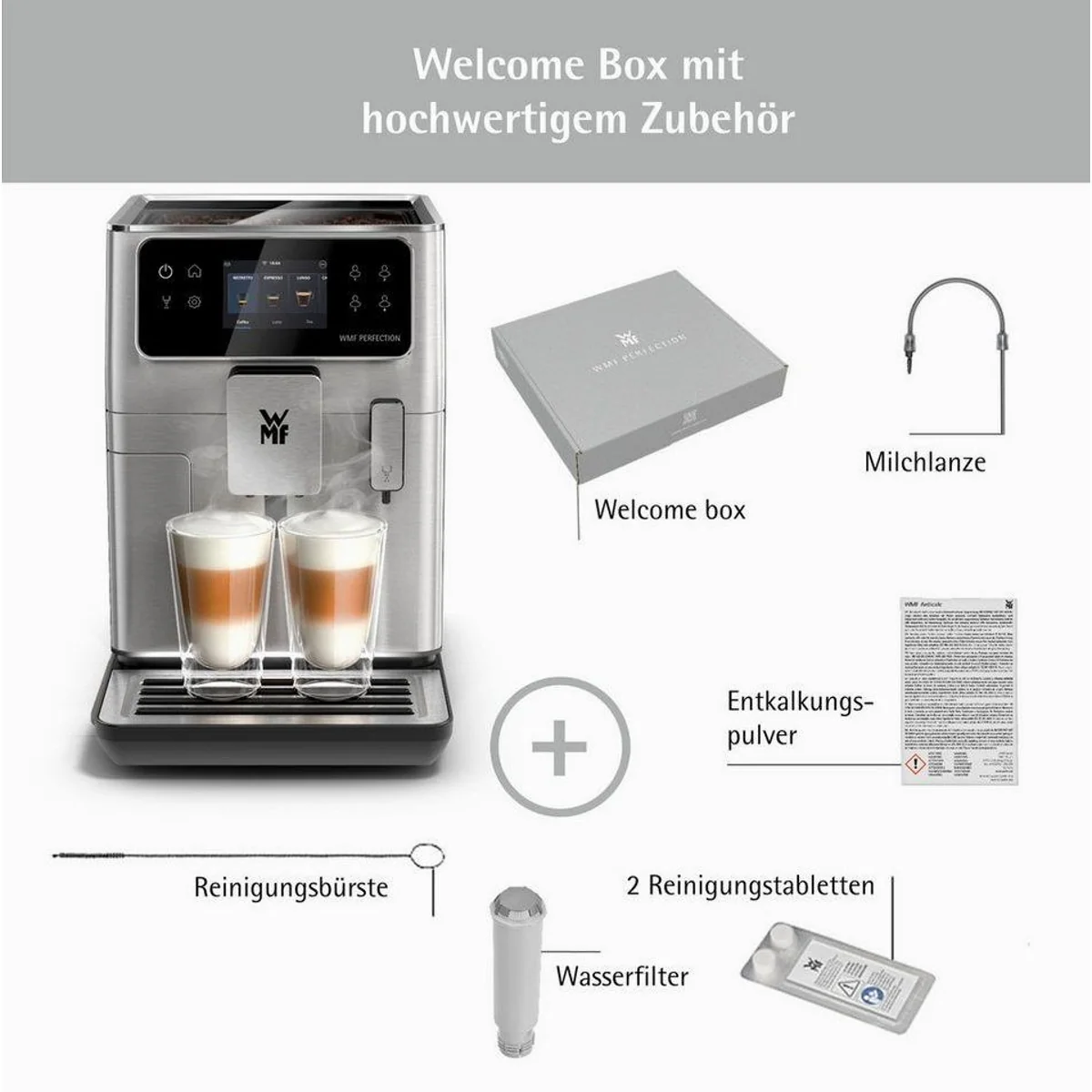 WMF Kaffeevollautomat Perfection 640, 15 Kaffeevarianten, intuitives Touchscreen, kompakte Bauweise 3