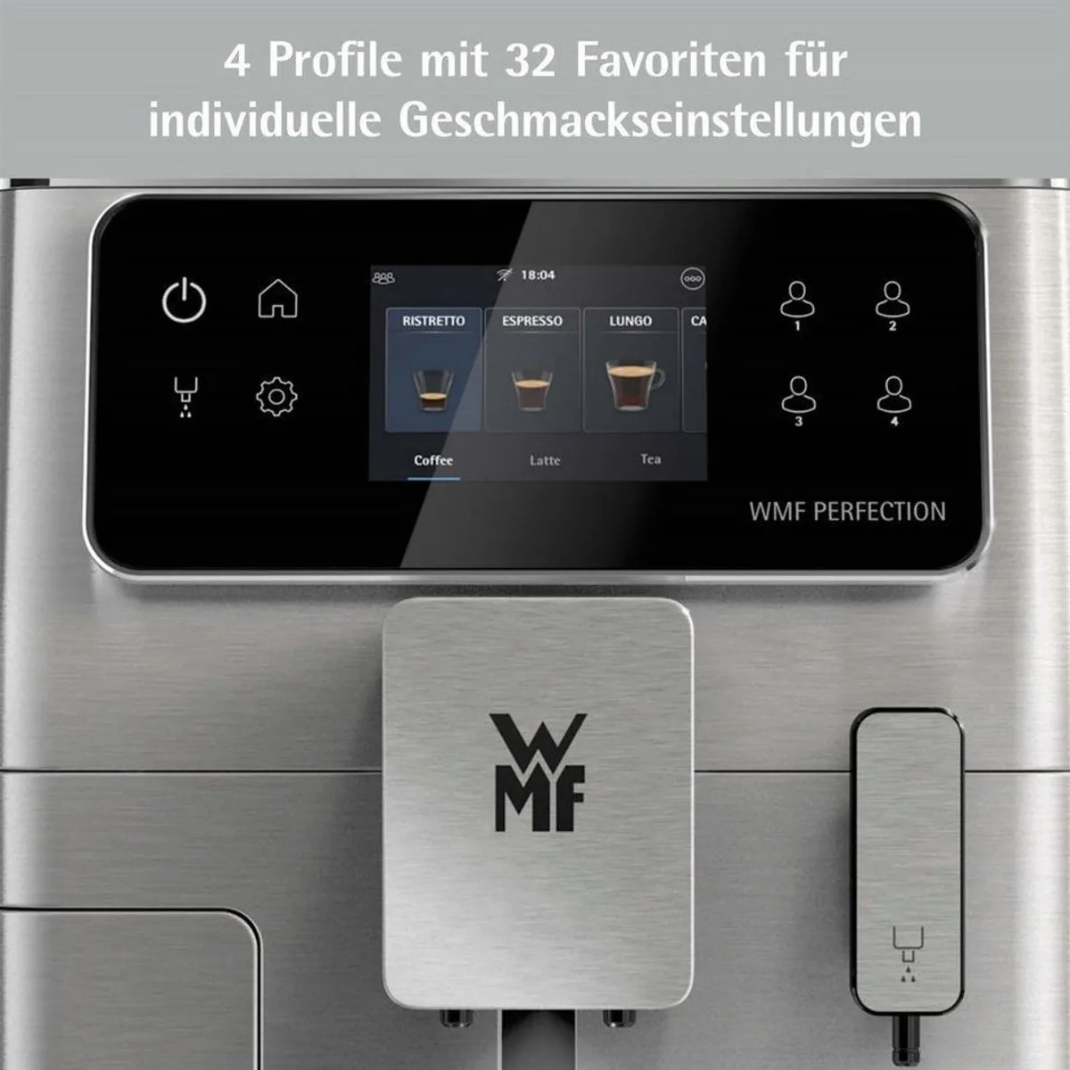 WMF Kaffeevollautomat Perfection 640, 15 Kaffeevarianten, intuitives Touchscreen, kompakte Bauweise 4