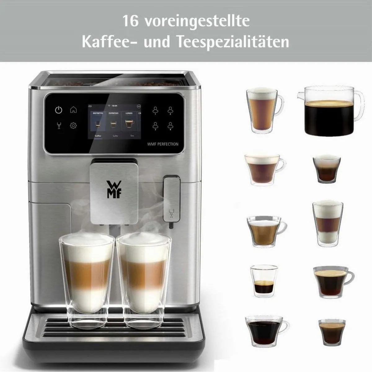 WMF Kaffeevollautomat Perfection 640, 15 Kaffeevarianten, intuitives Touchscreen, kompakte Bauweise 5