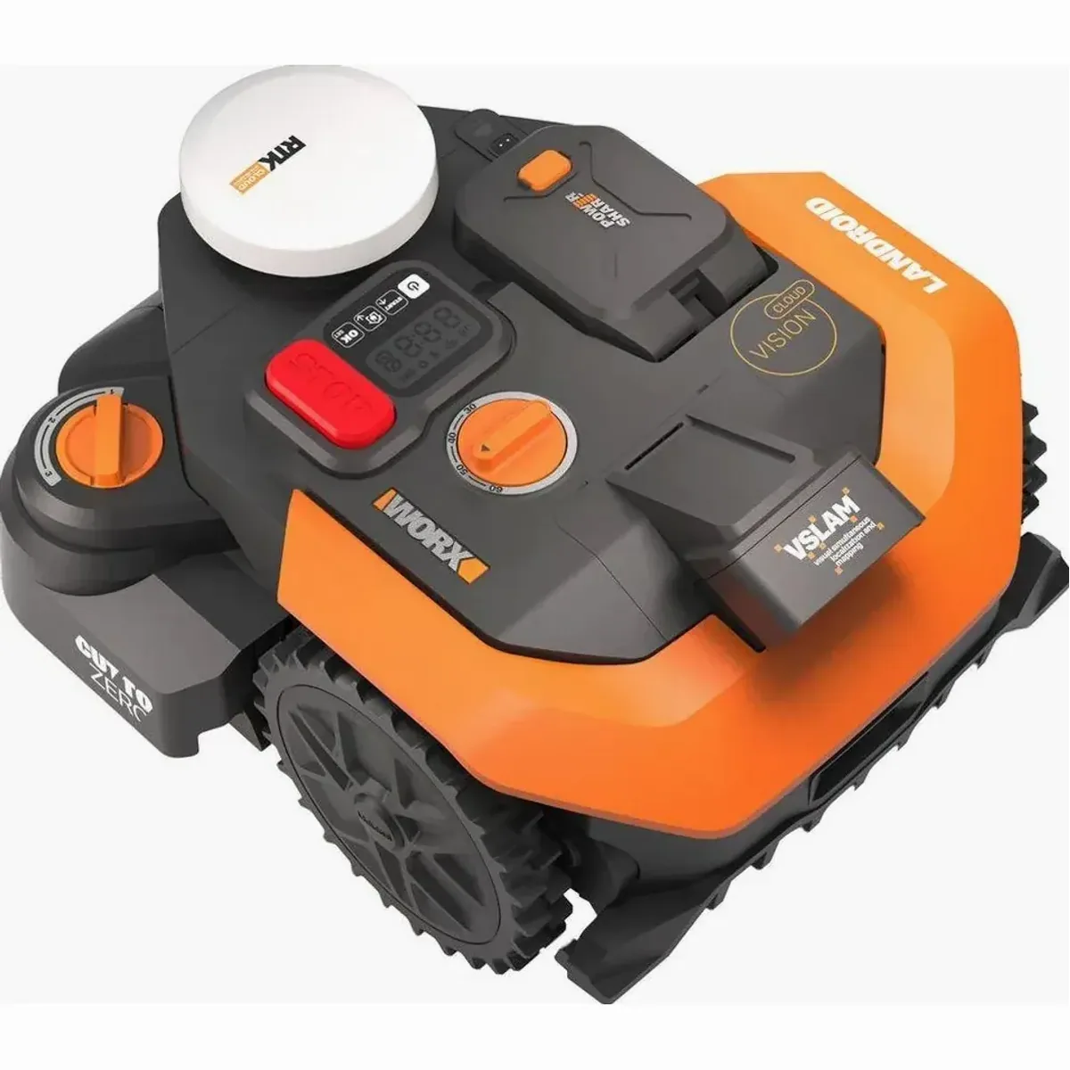 Worx Landroid Vision Cloud WR308E 2WD, präzise Mähtechnologie, App-Steuerung, KI-Hinderniserkennung 3